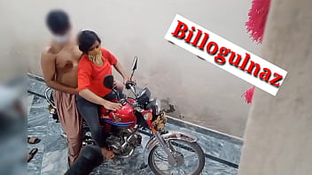 Desi aunty enjoys bike ride and hot sex with friend